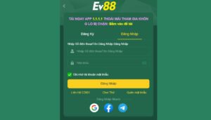 Hướng Dẫn Đăng Nhập EV88 Tại Trang Chủ EV88 VIP 2025